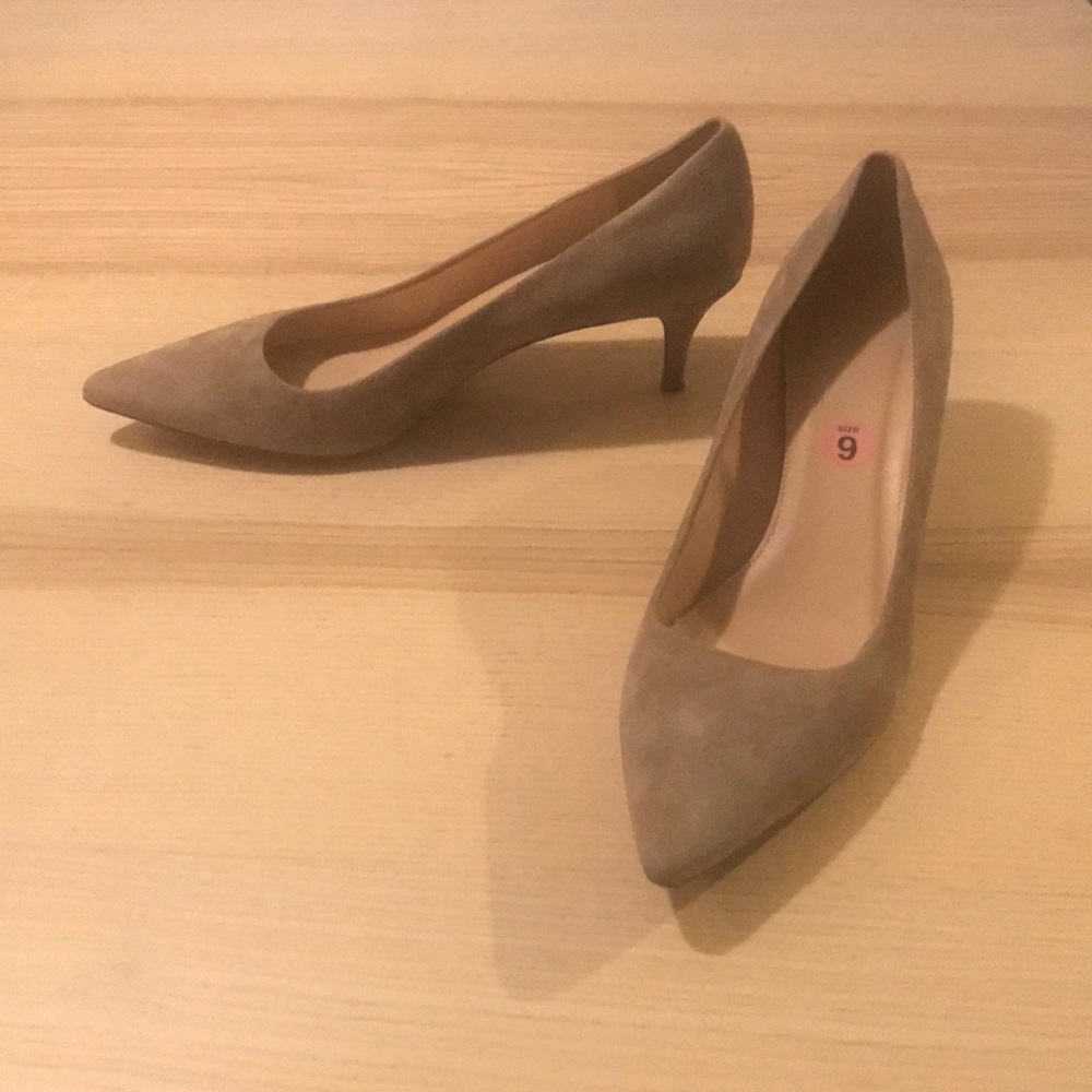J.Crew suede pump